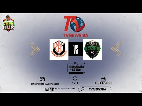 CARAJÁS X N.S.G | COPA GUÉ #TVNEWSBA #aovivo