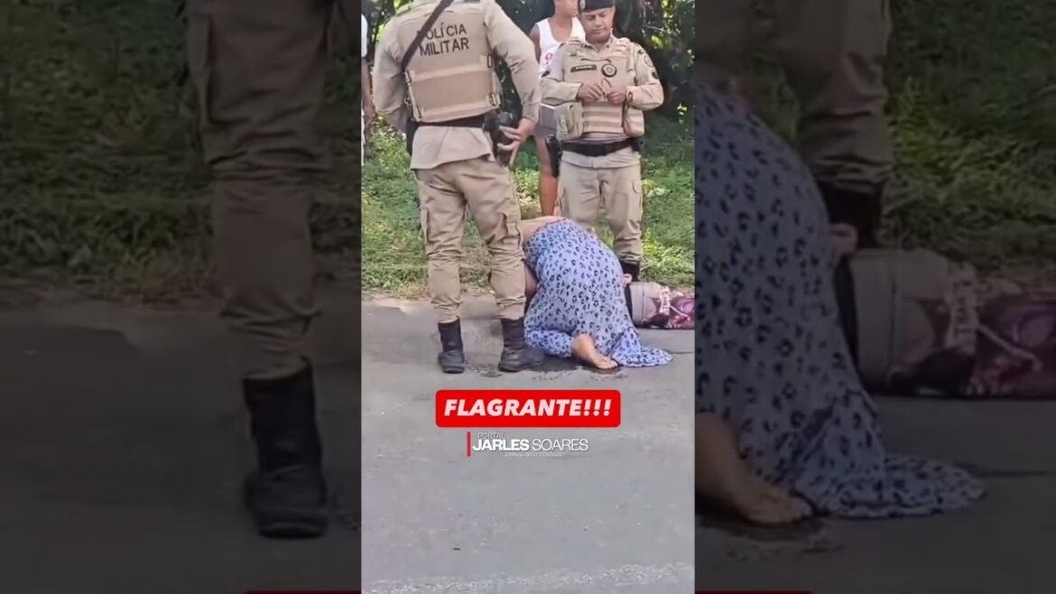 NO CENTRO DE ITABUNA-BA; MULHER INDIGNADA IMOBILIZA LADRÃO E CHAMA A POLÍCIA…