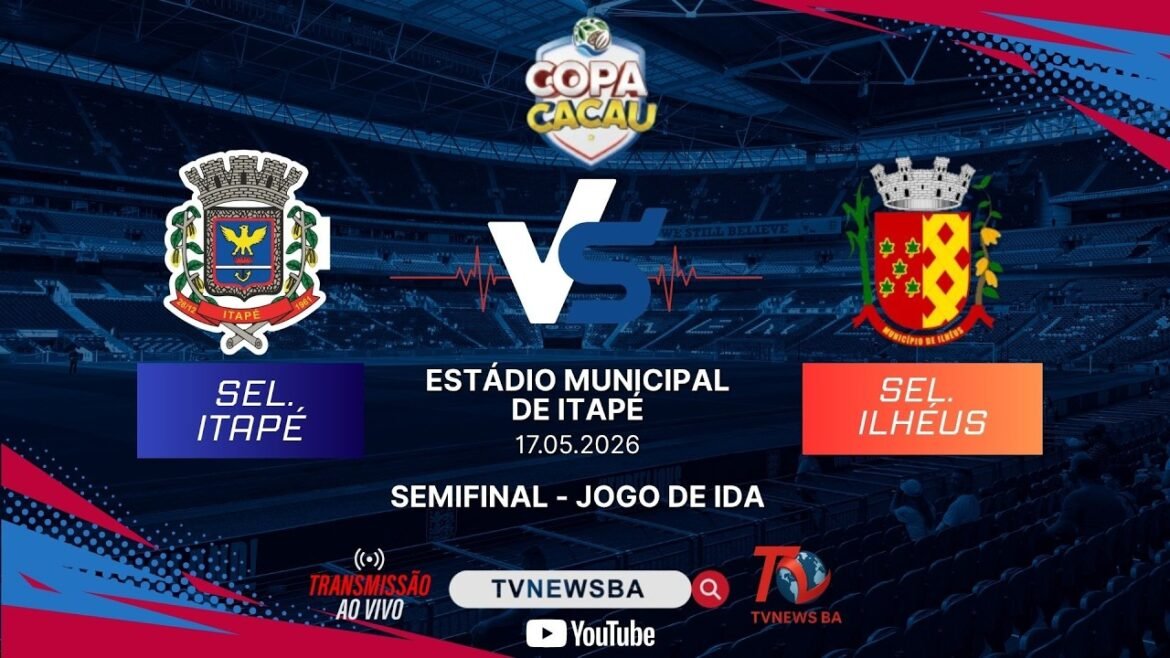 ITAPÉ X ILHÉUS l SEMIFINAL (JOGO DE IDA) COPA CACAU