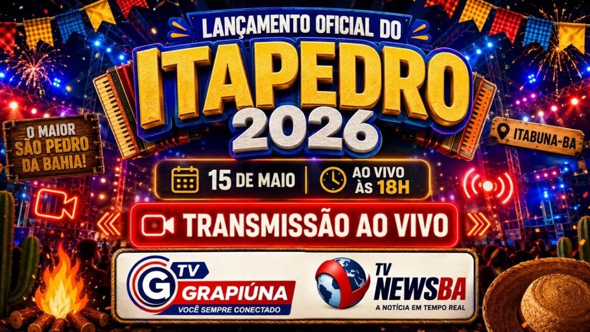 LANÇAMENTO OFICIAL DO ITAPEDRO 2026