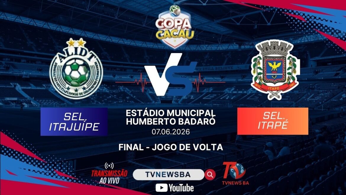 COPA CACAU: ITAJUÍPE X ITAPÉ l FINAL (JOGO DE VOLTA)